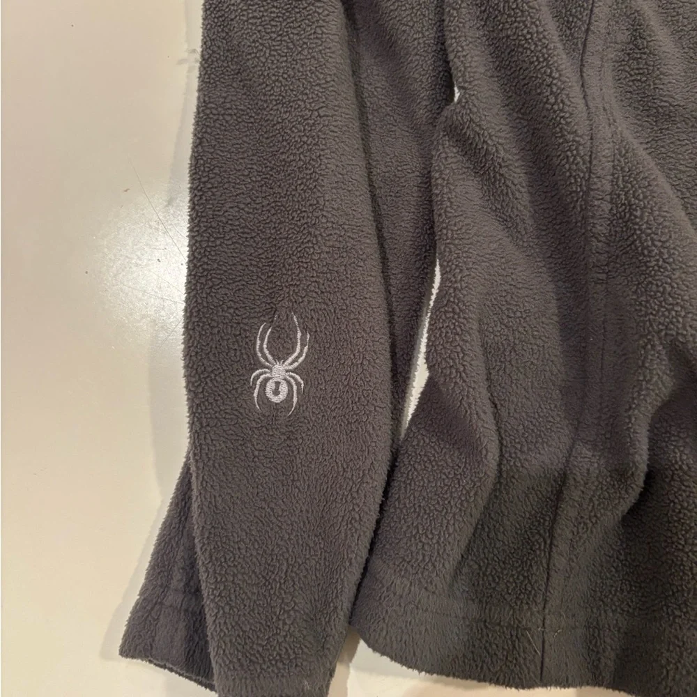 Spyder Women’s Gray Half-Zip Ski Fleece - Picture 3 of 3